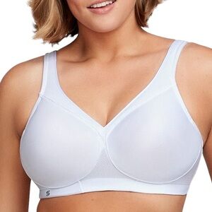 GLAMORISE SPORT MagicLift Seamless Wire-Free Sports Bra 50D CH991 NWOT